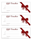 Gift Card With Ribbon
