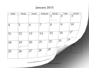 2015 12-Month Calendar