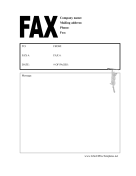 Cat Fax Coversheet