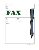 Fax Coversheet Stylus Pen