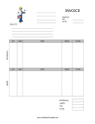Invoice for Contractor