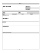 Physician Referral Template