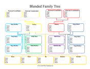 Step-Family Tree