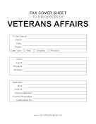 Veterans Services Fax
