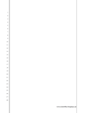 Blank Legal Pleading Template LibreOffice Template