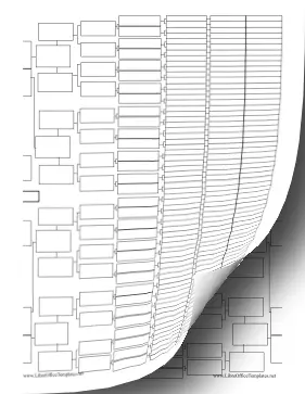 Large Family Tree Nine Generations LibreOffice Template