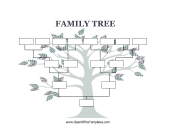 Family Tree Templates