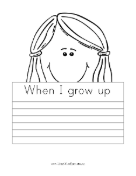 When I Grow Up Writing Prompt Girl